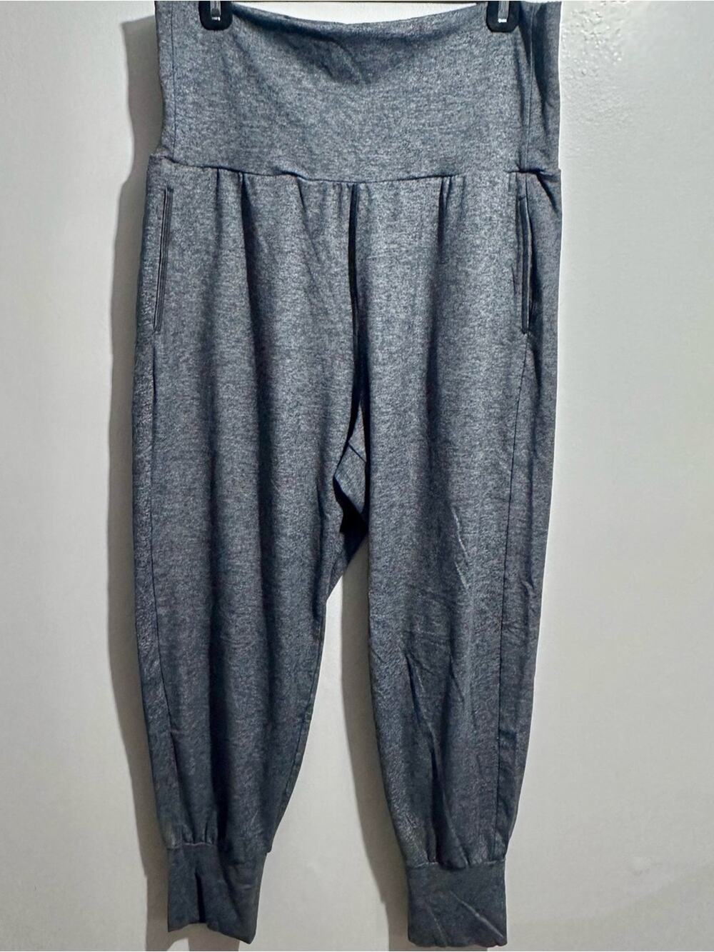 aerie Heather Gray Jogger Leggings Size L (1364)